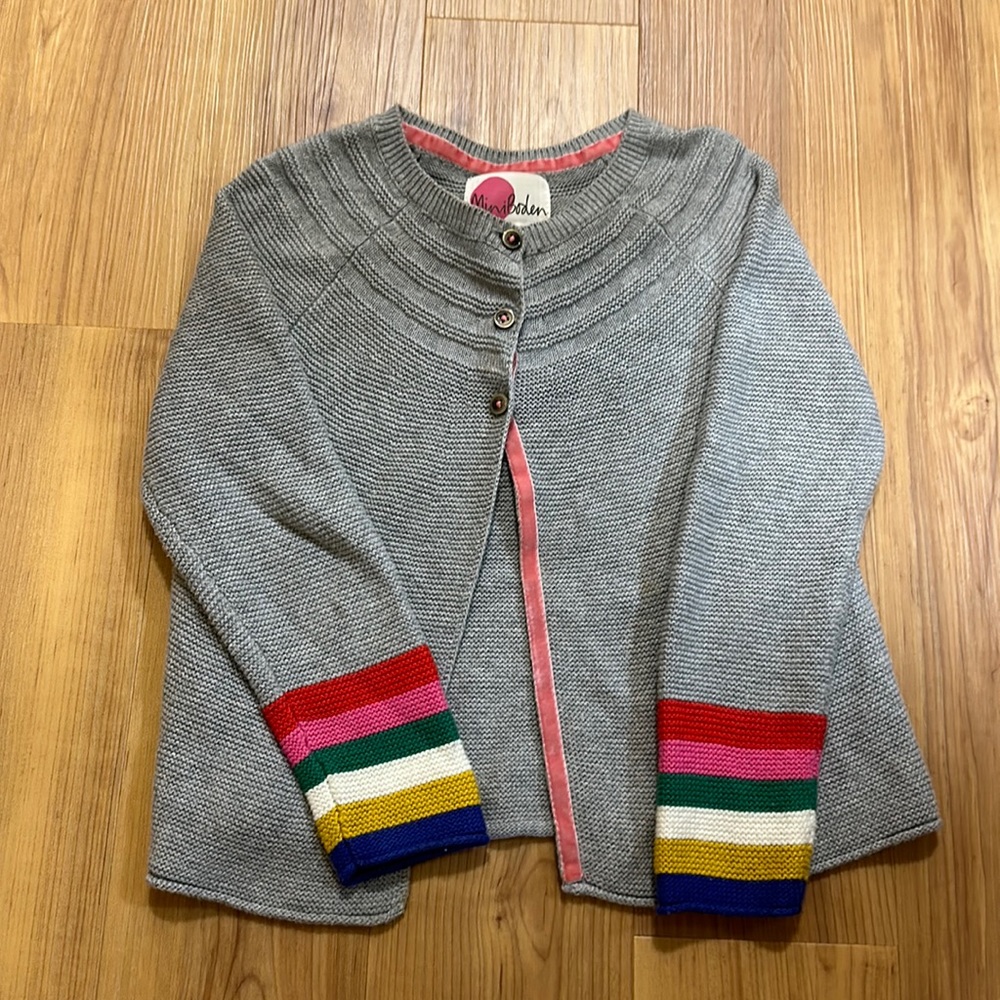 Mini Boden Cardigan Sweater size 6/7